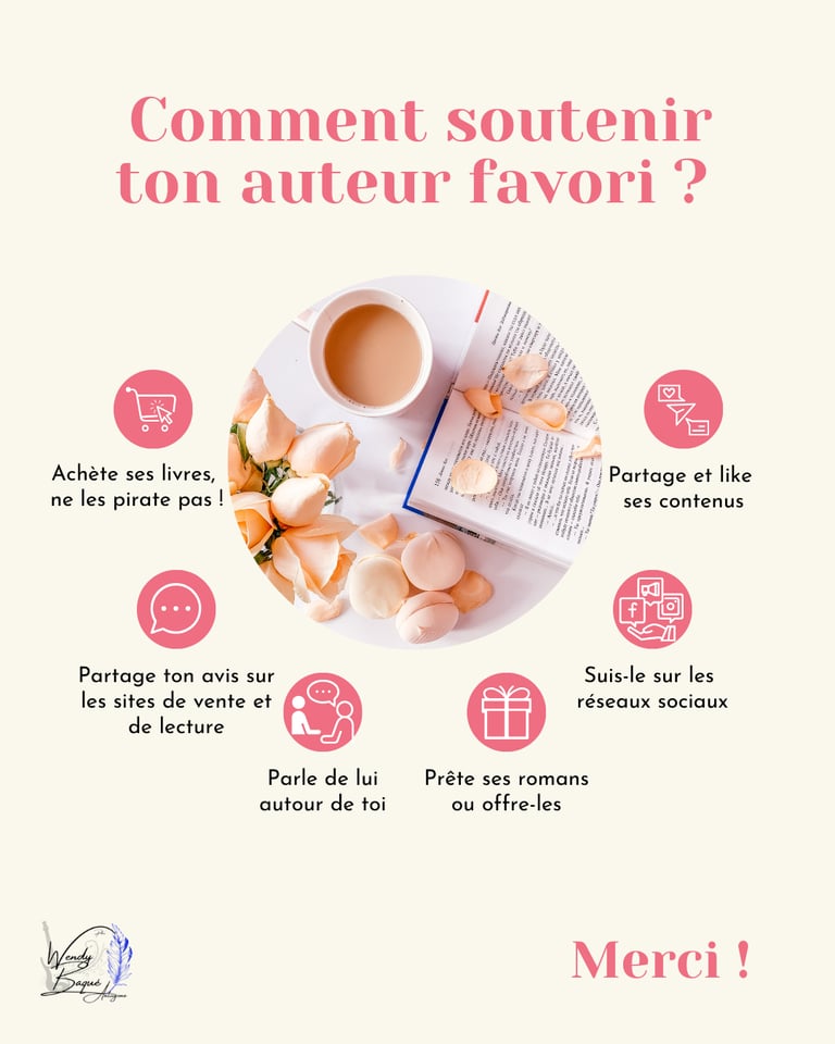 Comment soutenir ton auteur favori ? - Infographie