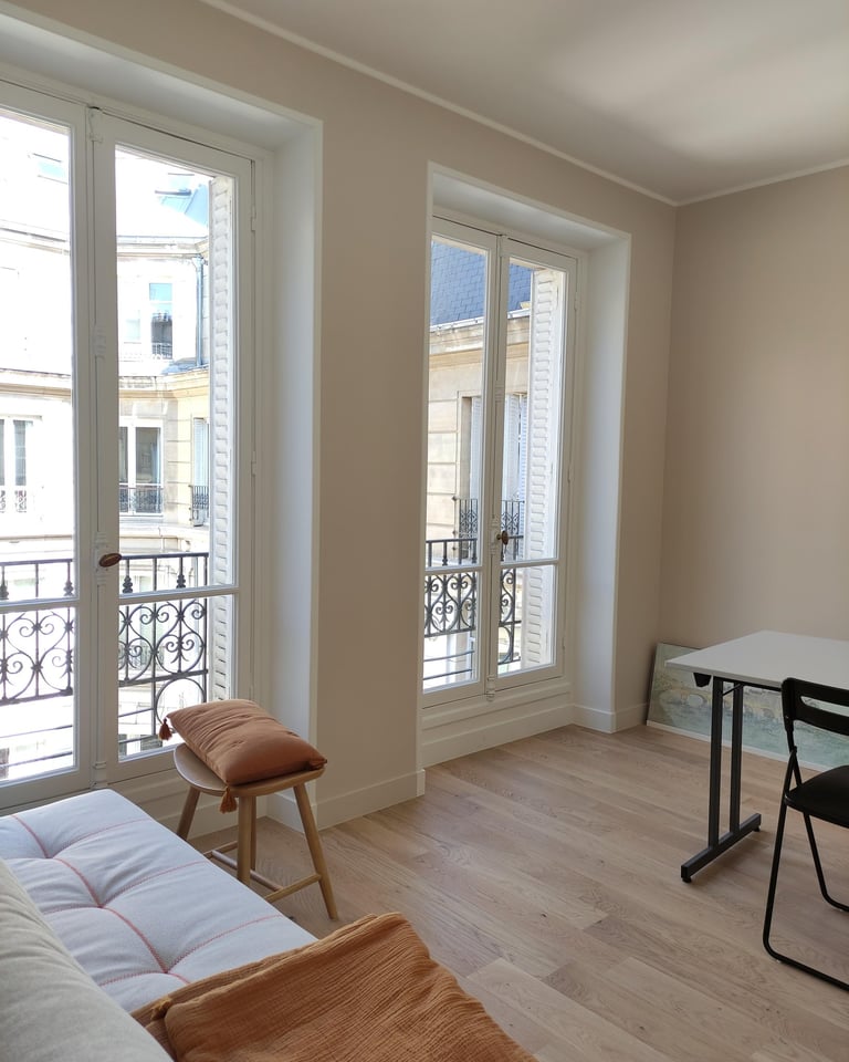 projet bouloi de carmela iannibelli architecte, Paris, rénovation d'un appartement de 40m2