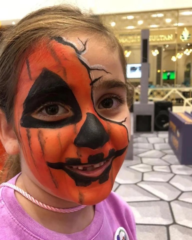 face painting for halloween , halloween event face painting