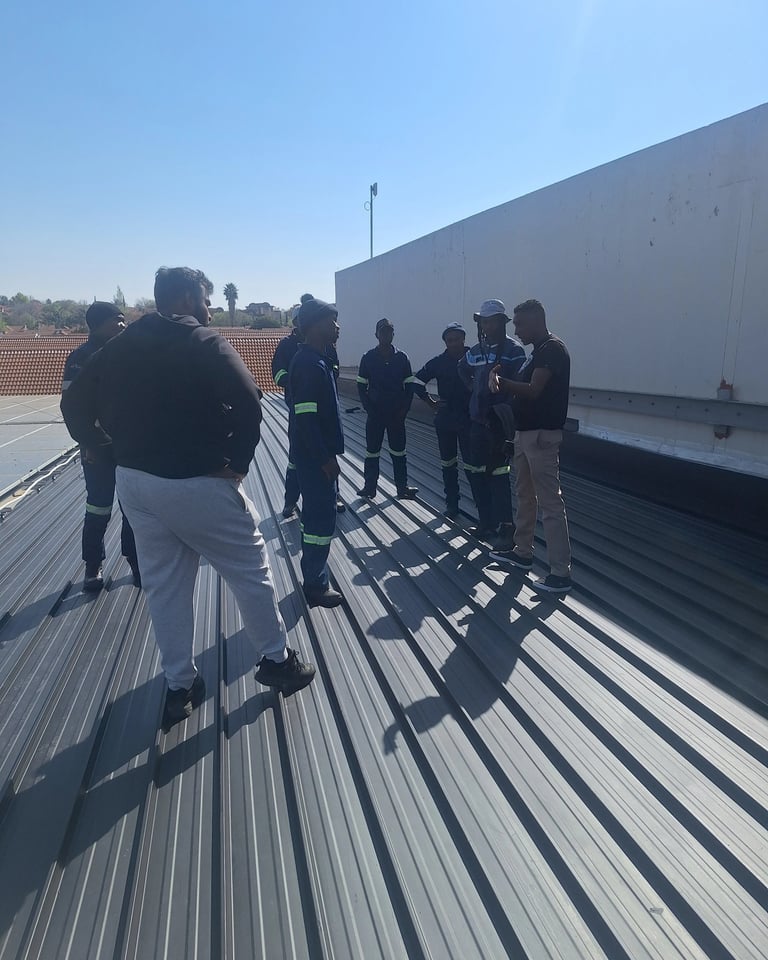 The Walk Shopping Center IBR roof project, Environmental Pro Construction