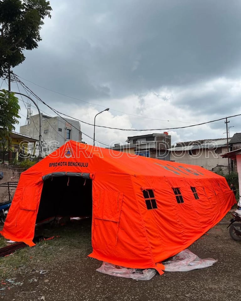 tenda serbaguna bpbd ukuran 6x12m