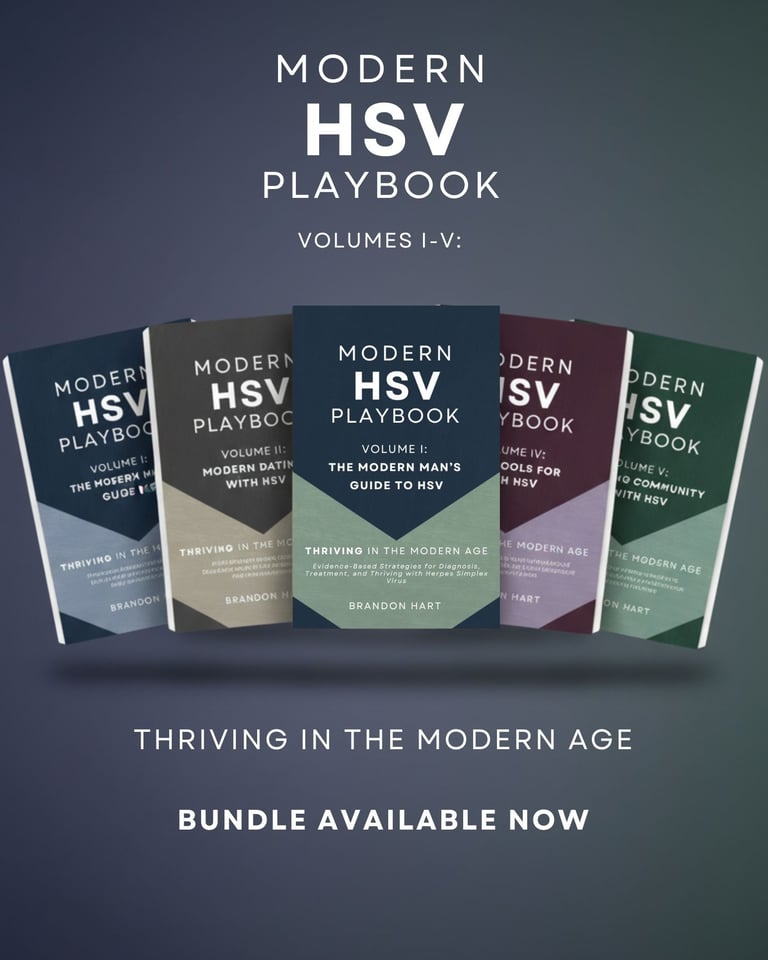 Modern HSV Playbook five-volume series displayed: complete collection covering management, dating
