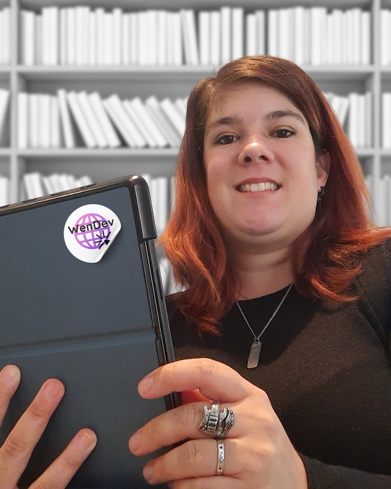 Partenaire professionnelle : WenDev, créatrice de sites web spécialisée auprès des auteurs de livres