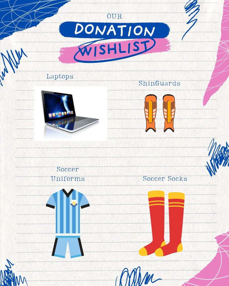 Donation wishlist 2