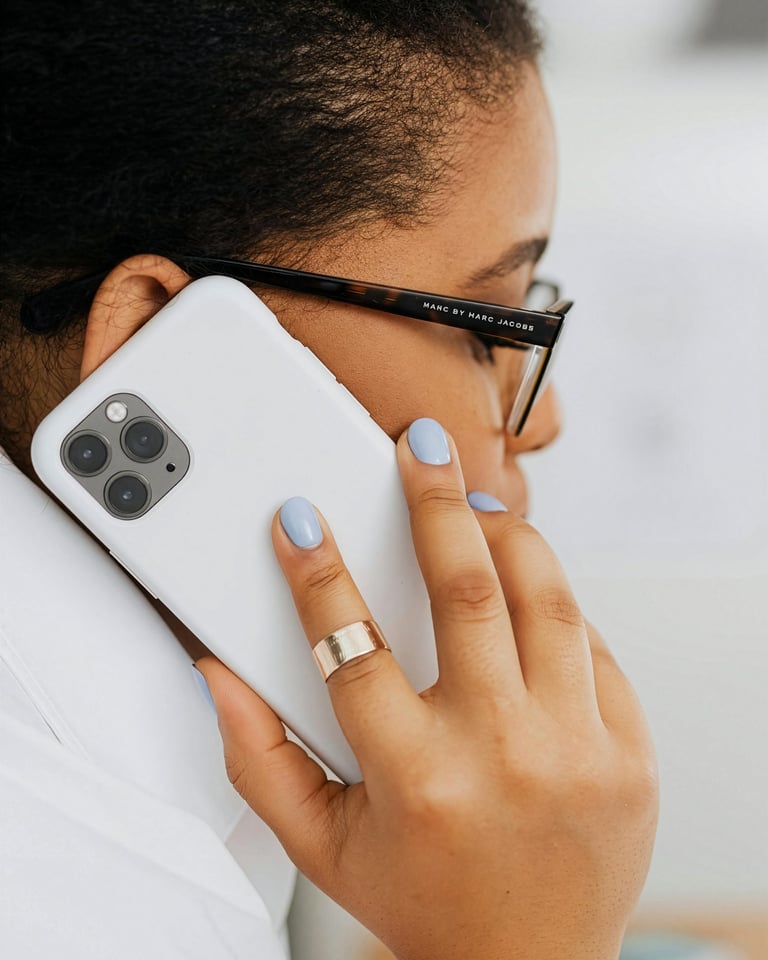femme au téléphone