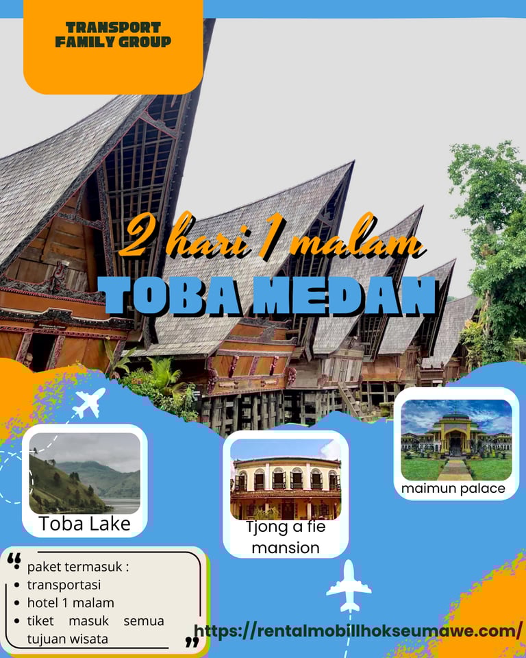 paket wisata medan toba