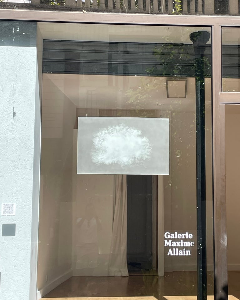 Jule Heinzelmann Nuage diplôme ENSBA Beaux-Arts Paris galerie Maxime Allain