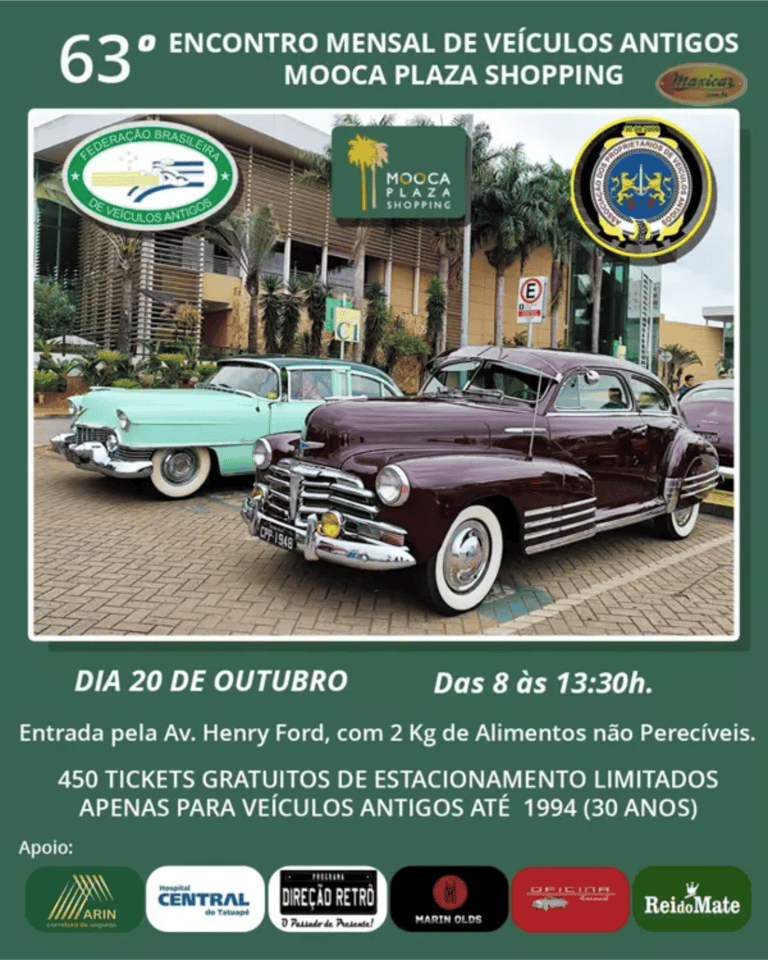 encontro de carros antigos sp outubro de 2024