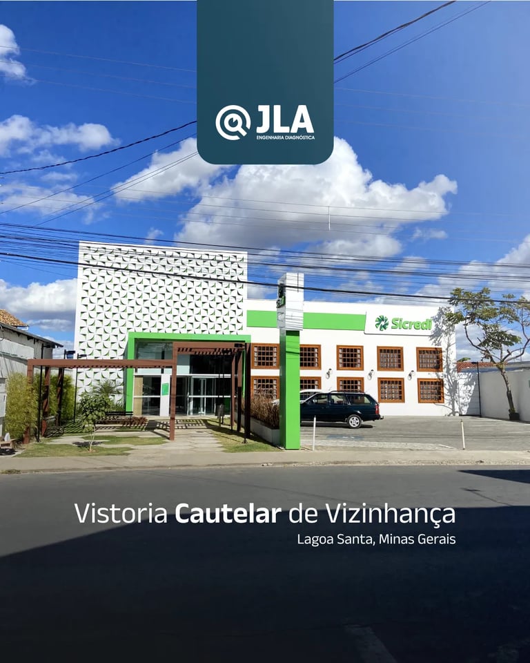 vistoria cautelar de vizinhança feita por nós em lagoa santa