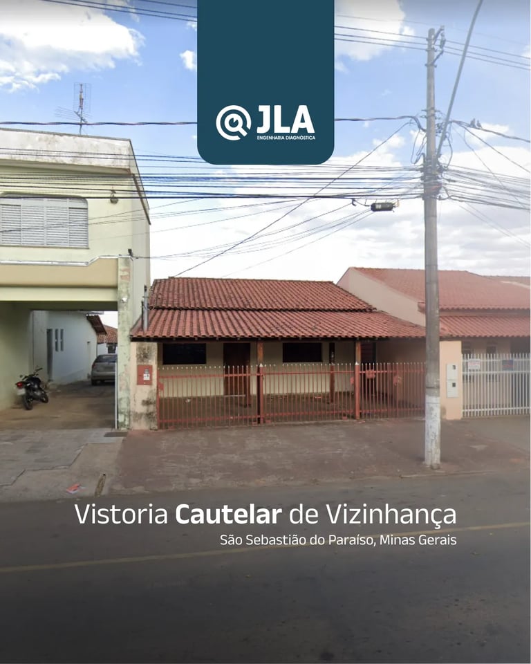 vistoria cautelar de vizinhança feita por nós em são sebastião do paraíso