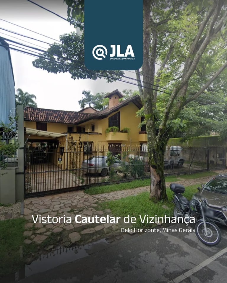 vistoria cautelar de vizinhança feita por nós em belo horizonte