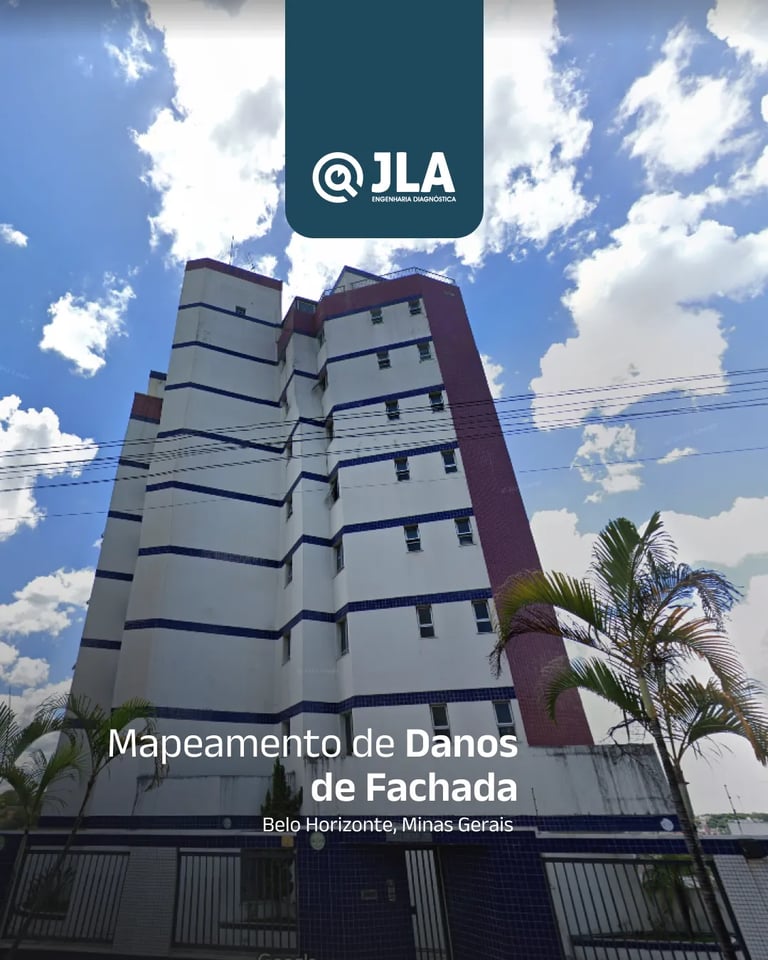 mapeamento de fachada feito por nós em belo horizonte