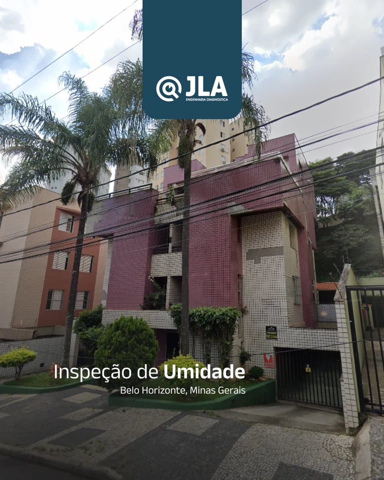 inspeção de umidade feita por nós em belo horizonte