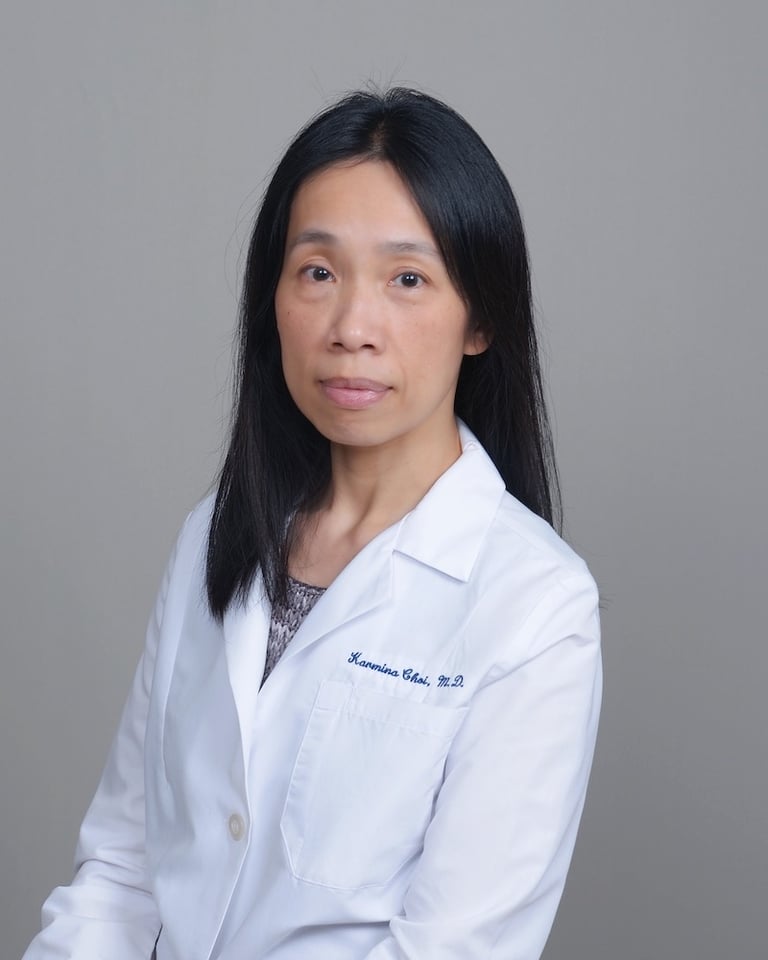 Karmina Choi, MD FACS. Fellowship-trained colorectal surgeon. Fort Lee, NJ