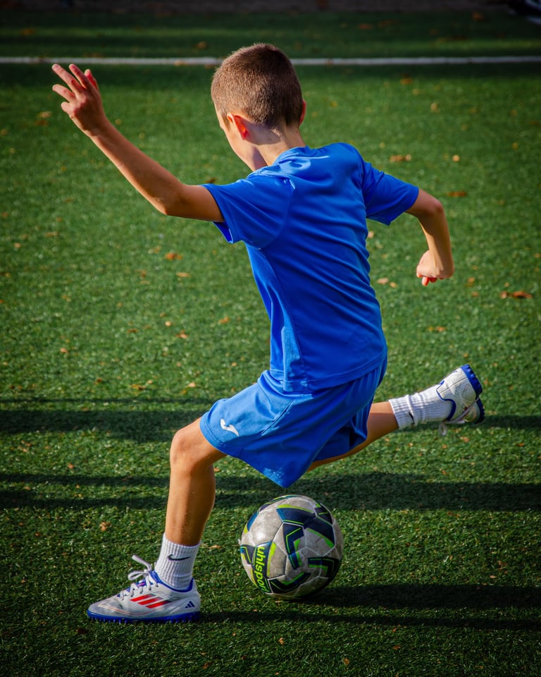 voetbaltraining kind