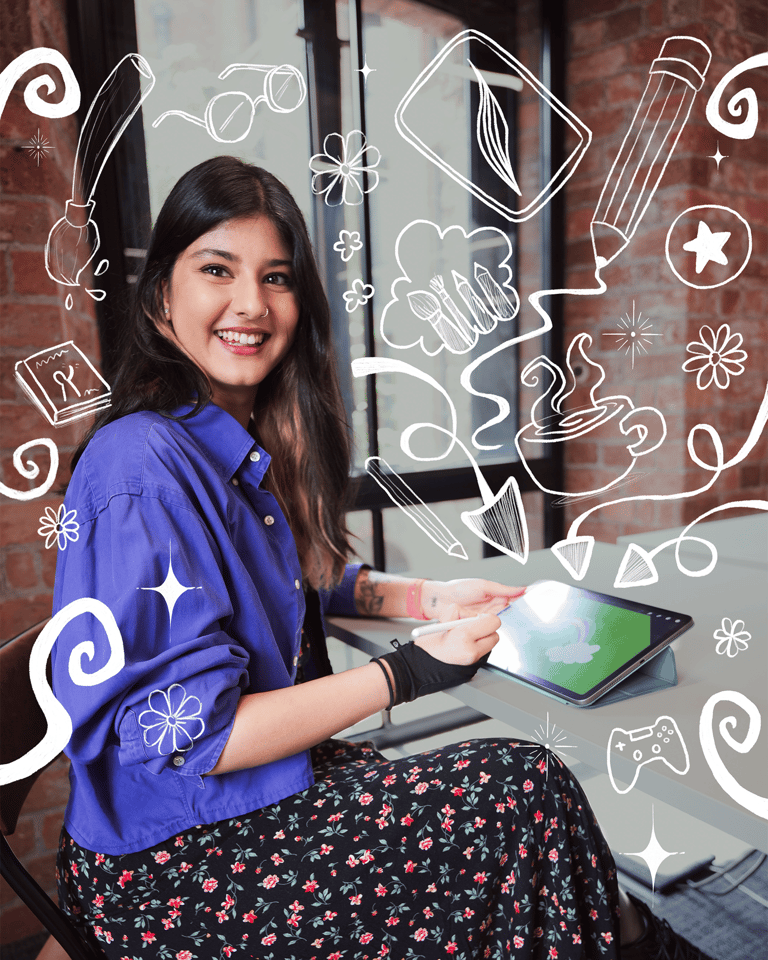 Picture of Dhari, illustrated graphics