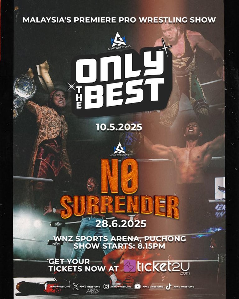 Show poster for Only the Best APAC Wrestling