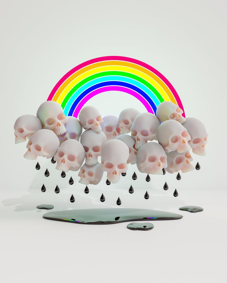 Rainbow Death cloud