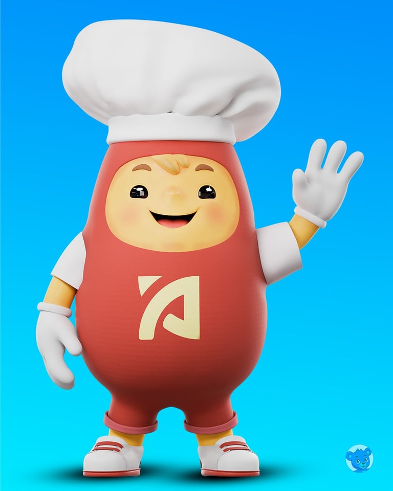 Redesign do Mascote 3D