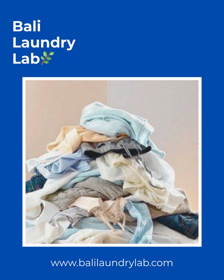 Drop‑off laundry Renon — clean, convenient service at Bali Laundry Lab.