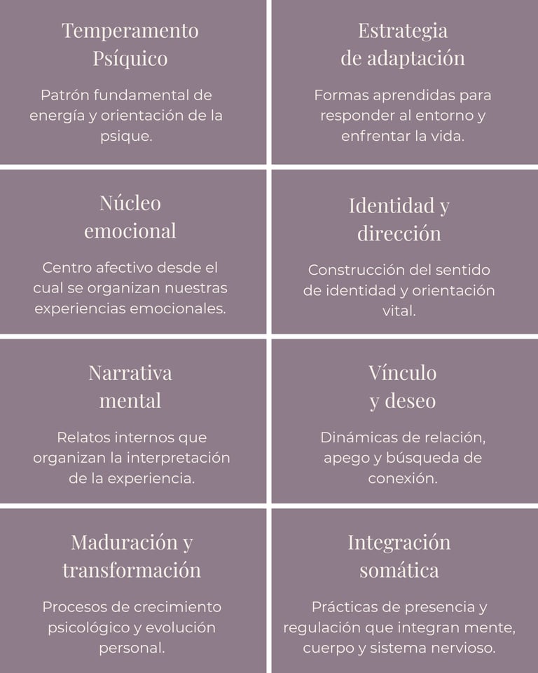 Pilares de la cartografia psico simbolica