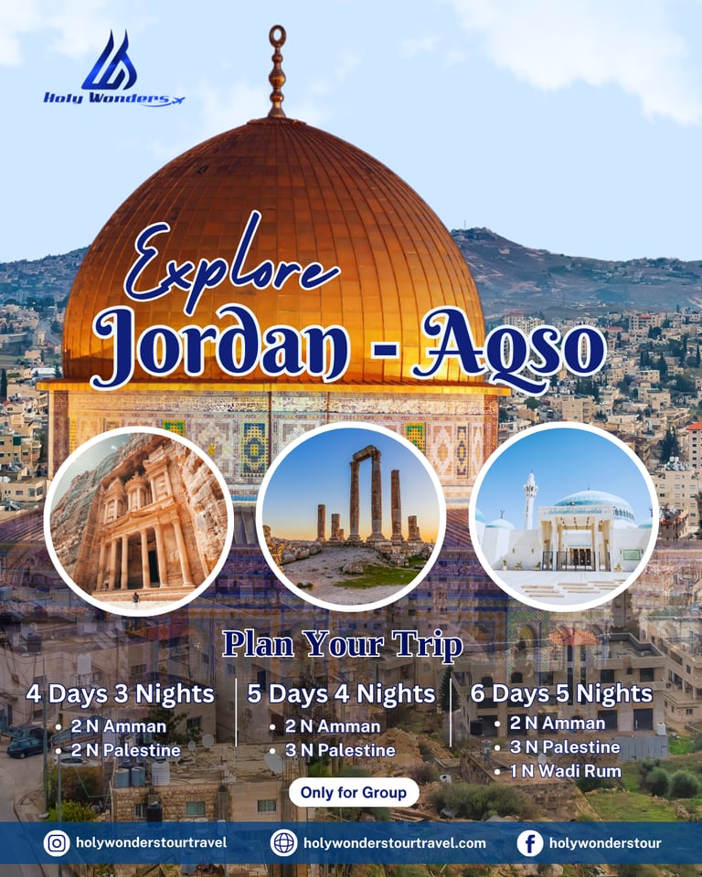 Paket jordan Al Aqso | Holy Wonders Tour & Travel
