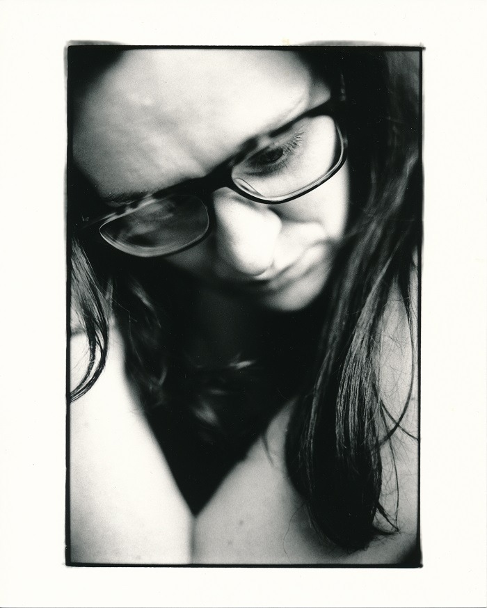 Portrait of woman, an analogue black and white picture. Creator: Slawek Dejneka