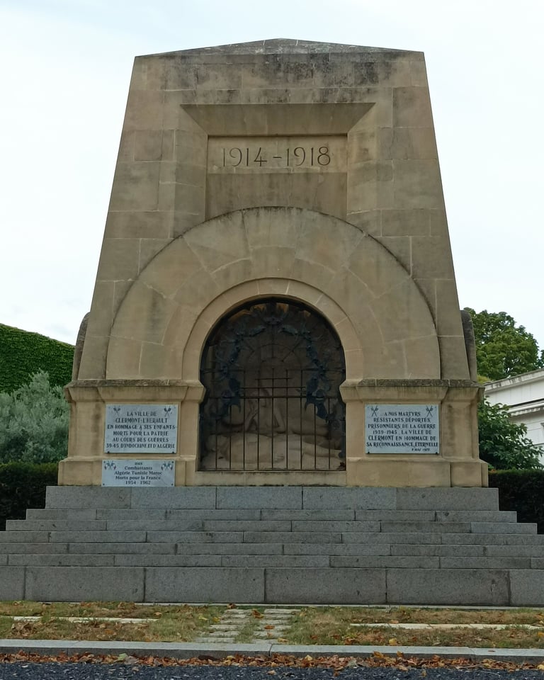War memorial, Clermont l'Hérault
