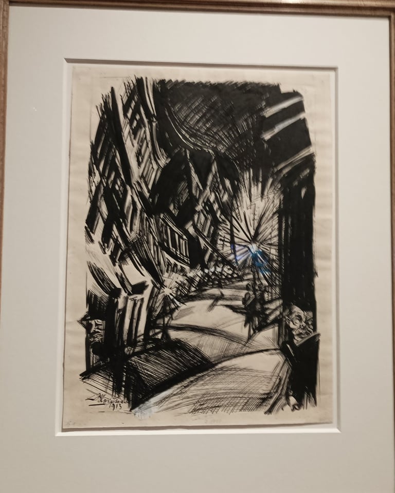 Street at Kreuzberg: Ludwig Meidner