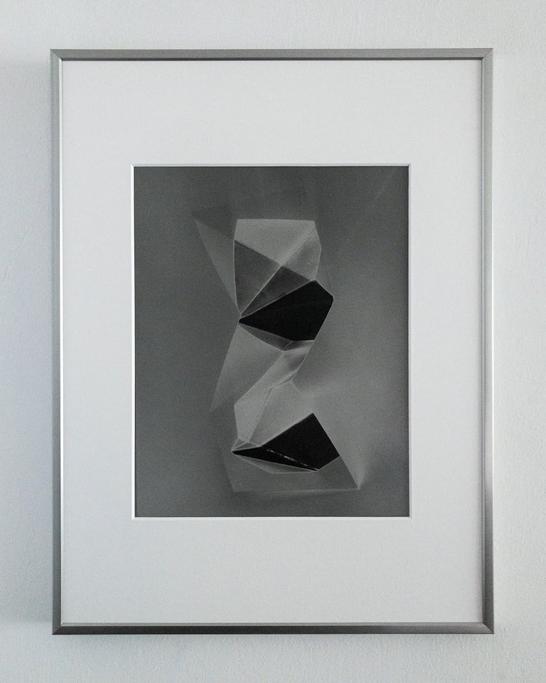 a black and white photograph of a black and white photograph of a black and white