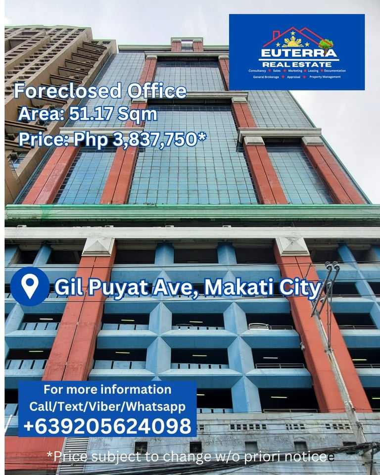 Foreclosed office in Makati City