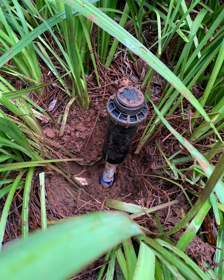 Landon Melvin, owner of Spray Irrigation Co.