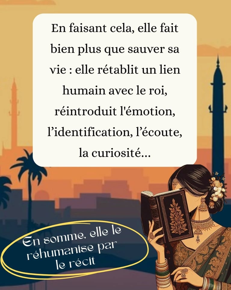 émotion, l’identification, l’écoute,  la curiosité