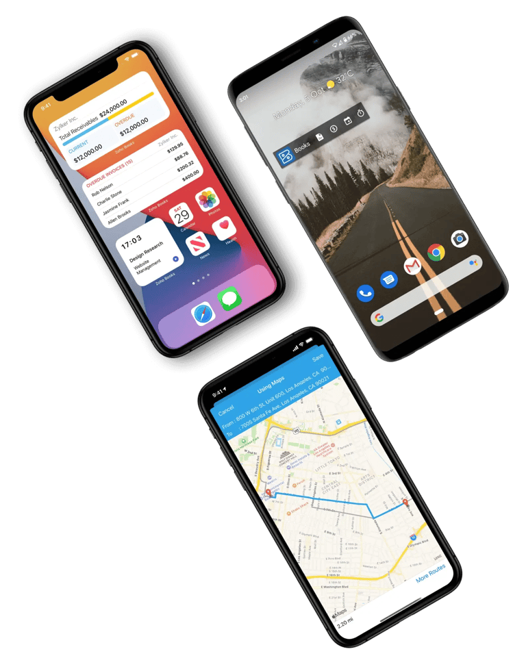 Anrgi Tech Zoho Book mobile