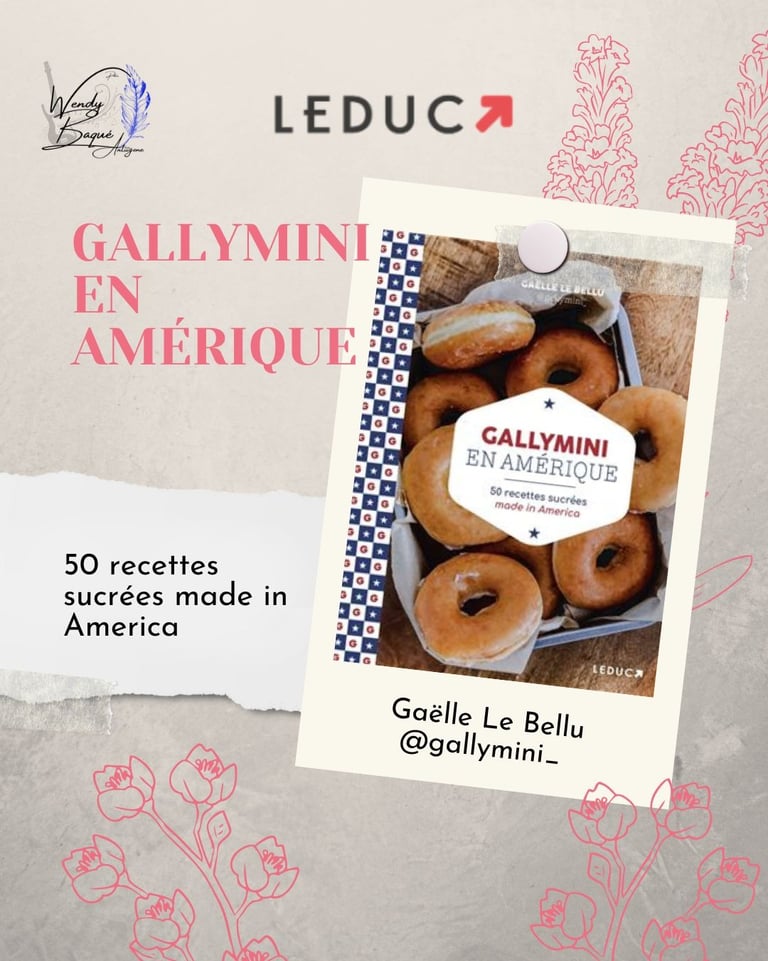 50 recettes sucrées made in America par Gallymini.