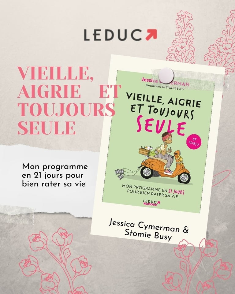 Vieille aigrie et toujours seule, de Jessica Cymerman.