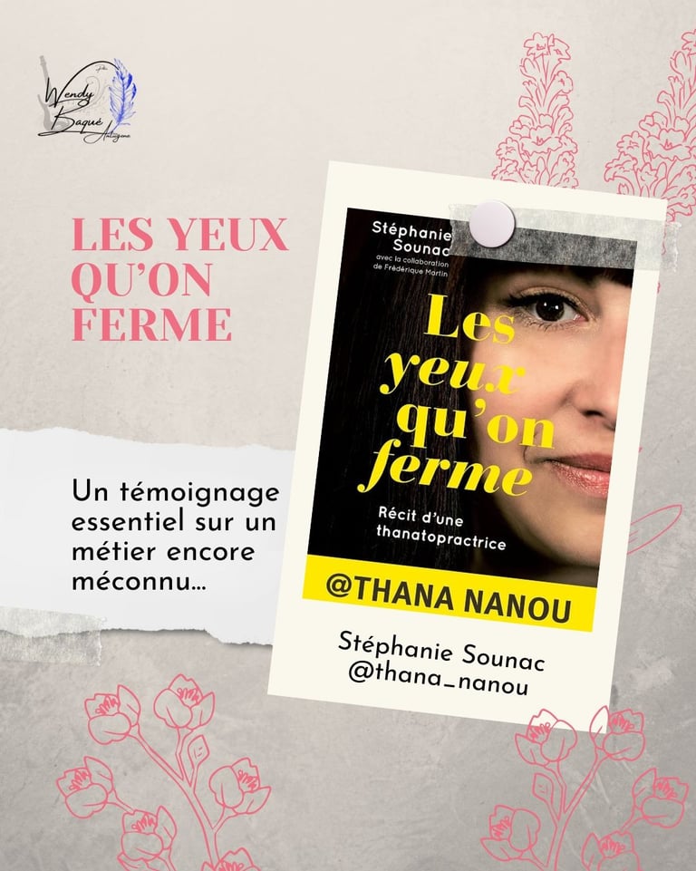 Les yeux qu'on ferme, le premier livre coup de cœur de Thana Nanou.