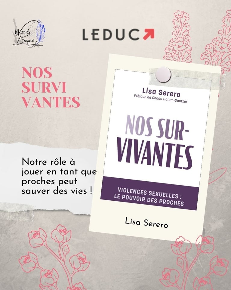 Nos survivantes de Lisa Serero aux éditions Leduc.
