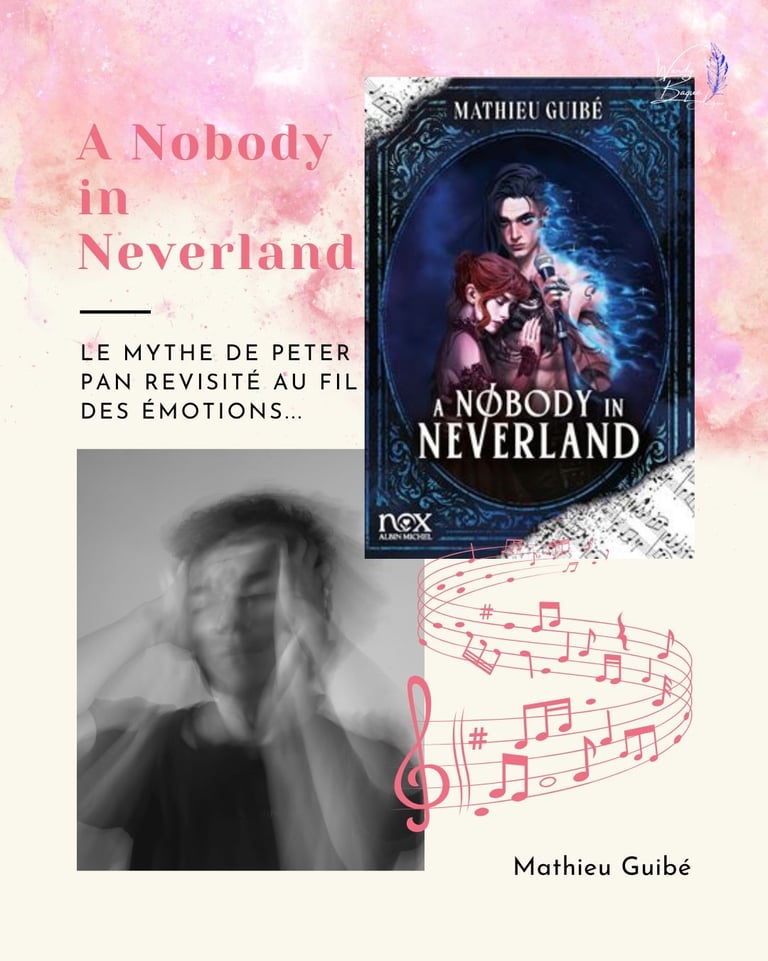 A nobody in Neverland de Mathieu Guibé, aux éditions Nox.