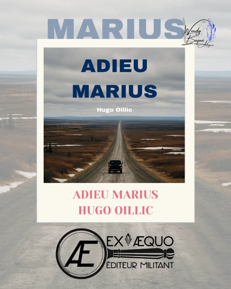 Visuel pour la chronique du thriller "Adieu Marieus" de Hugo Oillic.