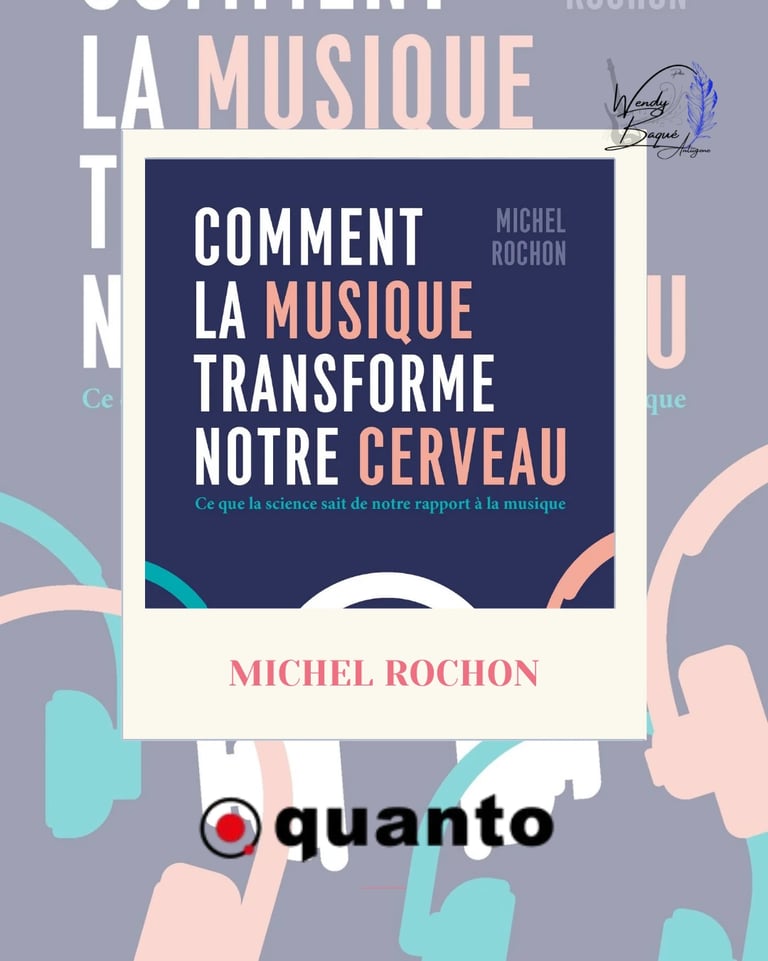 Visuel pour l'essai scientifique "Comment la musique transforme notre cerveau" de Michel Rochon.