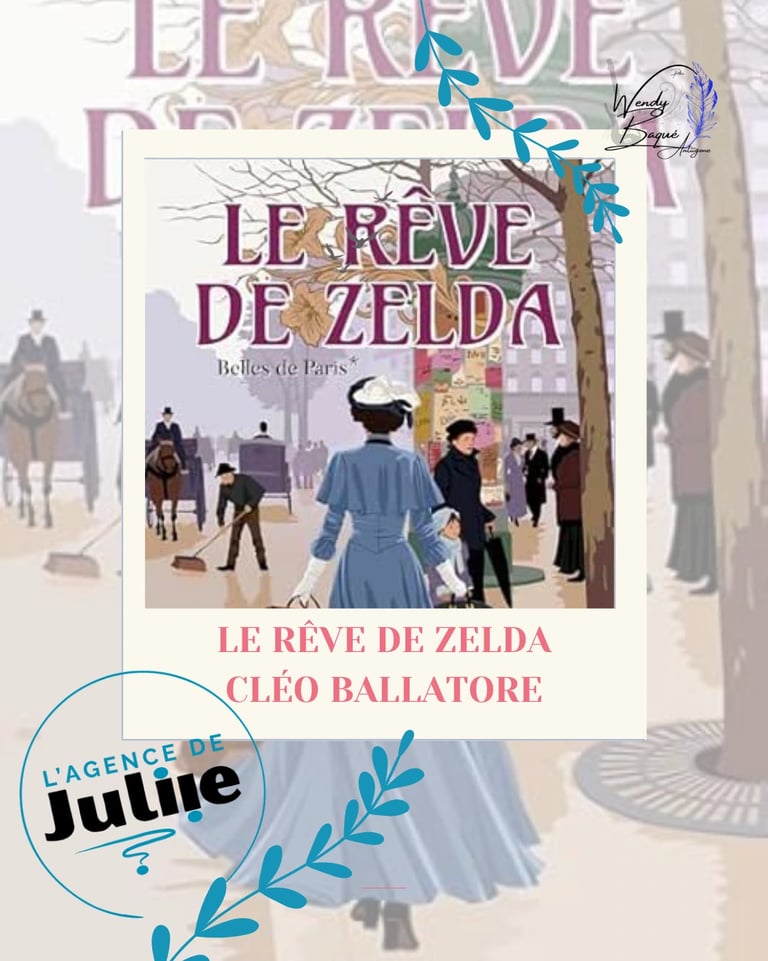 Visuel pour la chronique littéraire de "Le rêve de Zelda" de Cléo Balaltore. 
