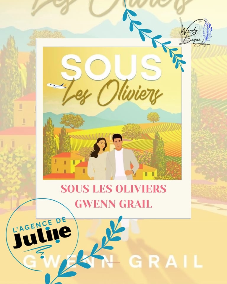Visuel pour la chronique de "Sous les oliviers", le roman de Gwenn Grail.