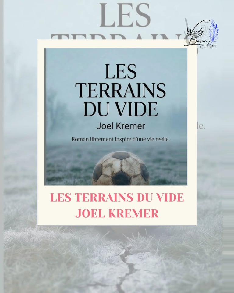 Visuel pour la chronique du roman "Les terrains du vide" de Joel Kremer.