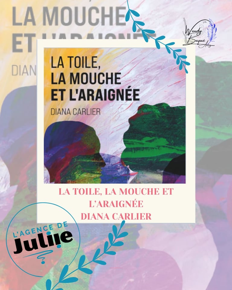 Chronique du roman contemporain de Diana Carlier, "La toile, la mouche et l'araignée". 
