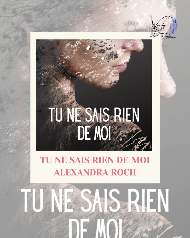 Visuel pour la chronique du roman contemporain d'Alexandra Roch, "Tu ne sais rien de moi".