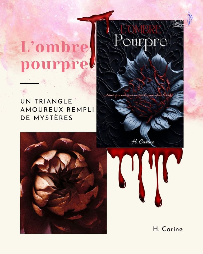 L'ombre pourpre, la romantasy de H. Carine.