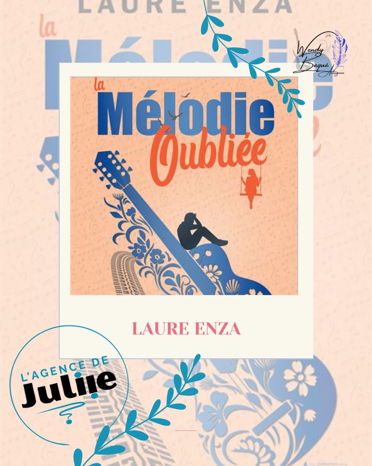 "La mélodie oubliée, le roman feel-good de Laure Enza - montage visuel.