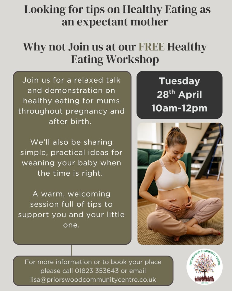 healthy eating for pregnant mums and weaning baby