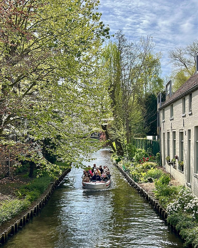 Balade en bateau sur les canaux de Bruges